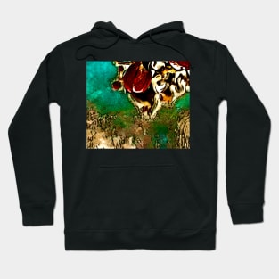 Strange and abstract print Hoodie